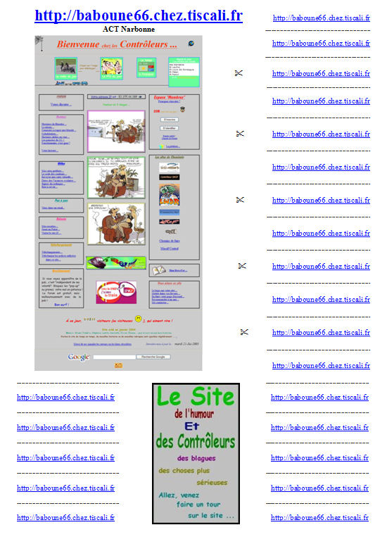 Une page peut-être déjà vue affichée dans un foyer ... !
